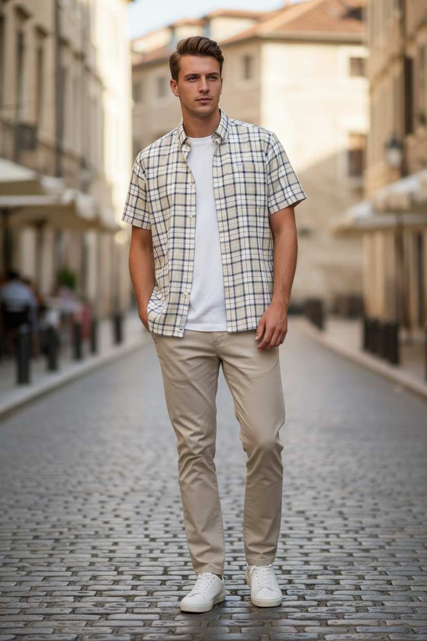 Image for BARBOUR MIDFIELD TARTAN SUMMER SHORT SLEEVE SHIRT | Barbour | Morans Menswear