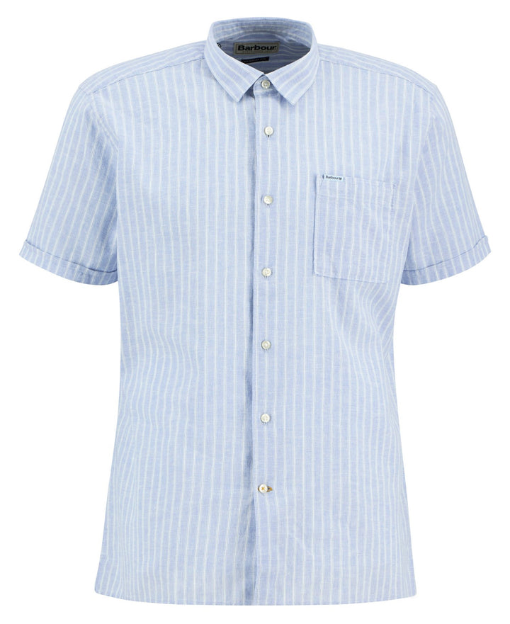 Image for BARBOUR NELSON STRIPED SUMMER SHOT SLEEVE SHIRT | Barbour | Morans Menswear
