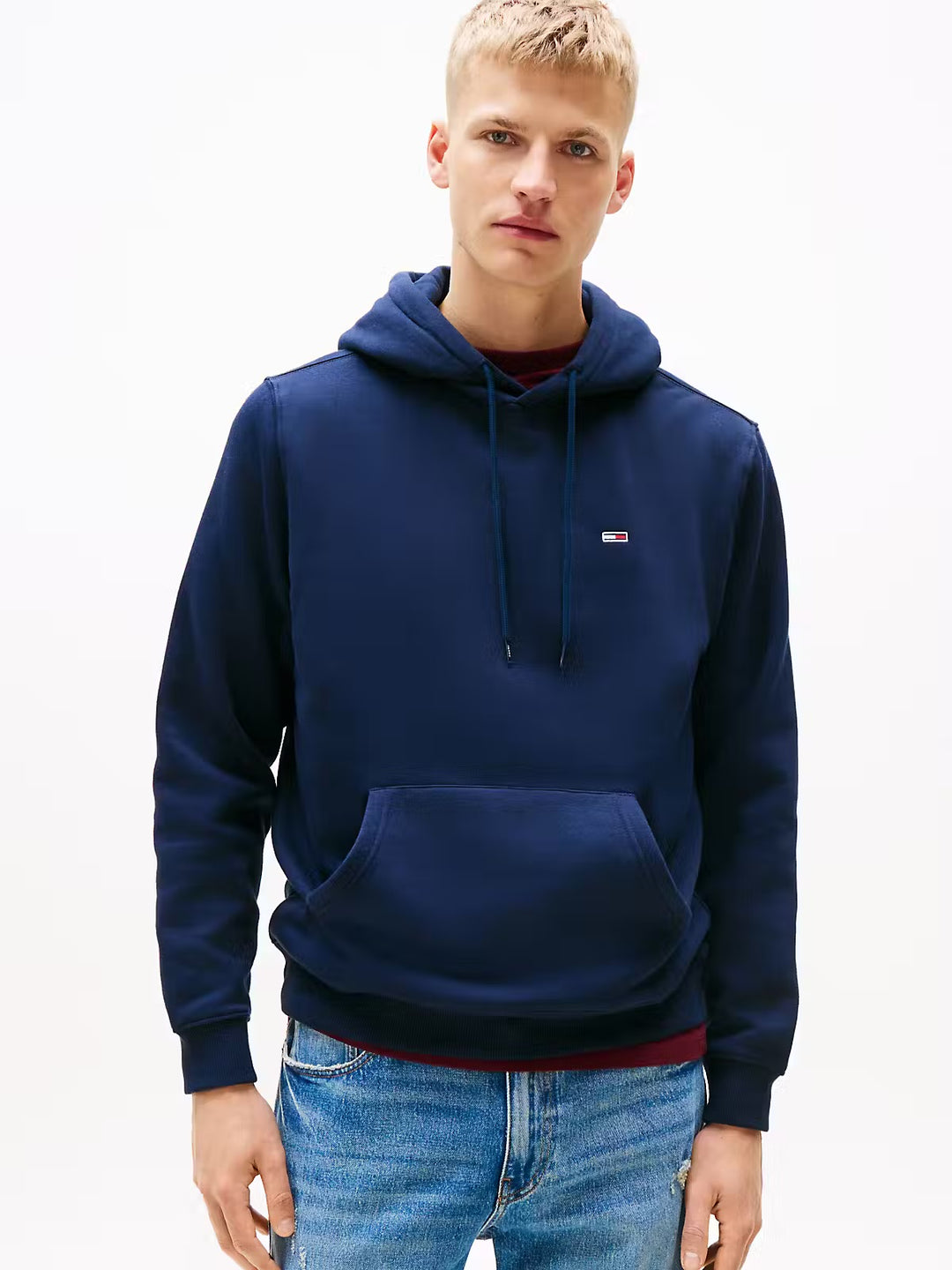 Image for TOMMY JEANS NAVY FLAG HOODY | Tommy JEANS | Morans Menswear