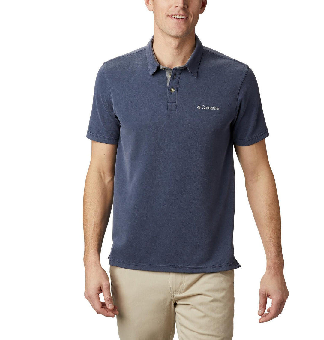 Image for COLUMBIA NELSON POINT NAVY POLO | Columbia | Morans Menswear