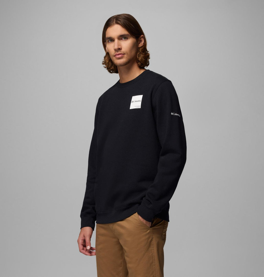 Image for COLUMBIA TREK BLACK BOXY CREW SWEAT | Columbia | Morans Menswear