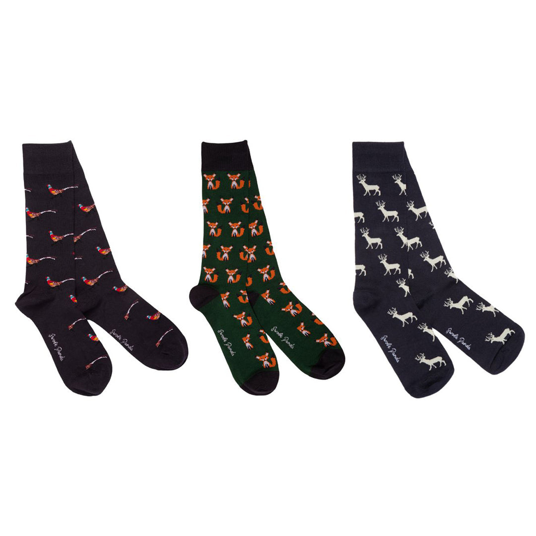 Image for SWOLE COUNRTY GIIFT BOX  3 PAIRS SOCKS | Swole Panda Accessories | Morans Menswear