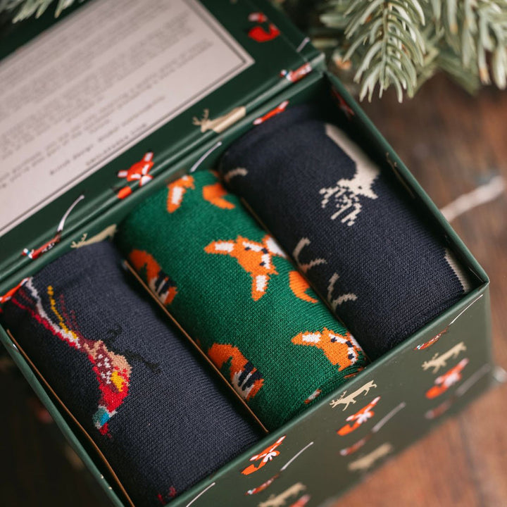 Image for SWOLE COUNRTY GIIFT BOX  3 PAIRS SOCKS | Swole Panda Accessories | Morans Menswear