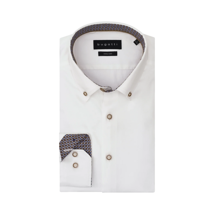 Image for BUGATTI WHITE SHIRT | Bugatti | Morans Menswear