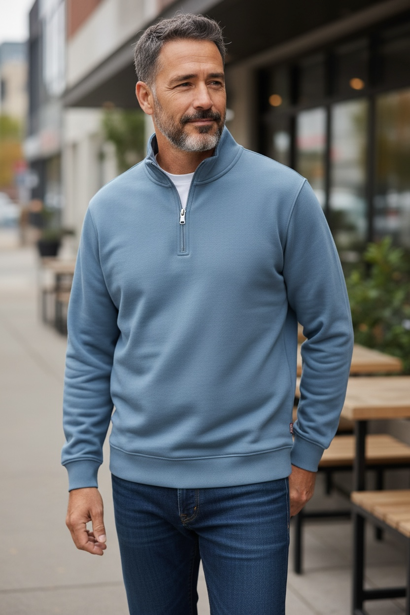 Image for 6TH SENSE BELTER 1/4 ZIP SWEATSHIRT | 6th Sense | Morans Menswear