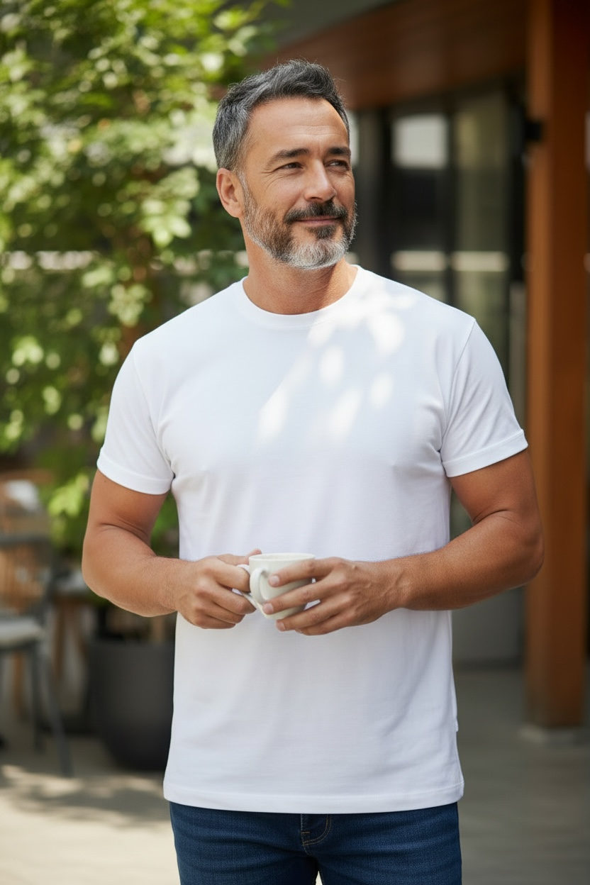 Image for 6TH SENSE LIQUID WHITE  TEE | 6th Sense | Morans Menswear