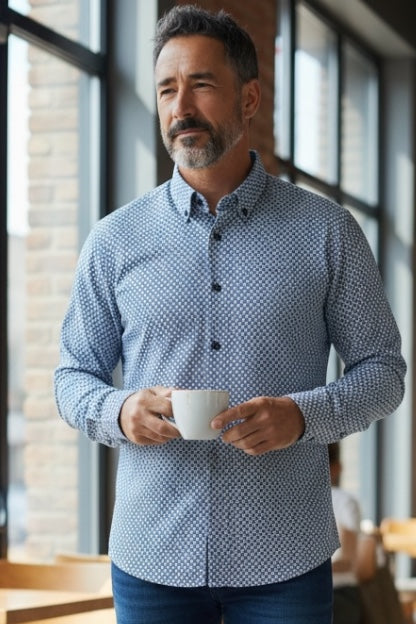 Image for 6TH SENSE PRINT  SHIRT | 6th Sense | Morans Menswear