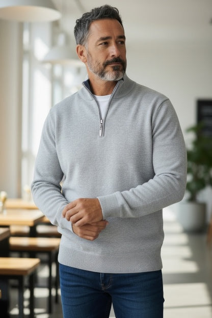 Image for 6TH SENSE HARRY 1/4 ZIP SWEATER | 6th Sense | Morans Menswear