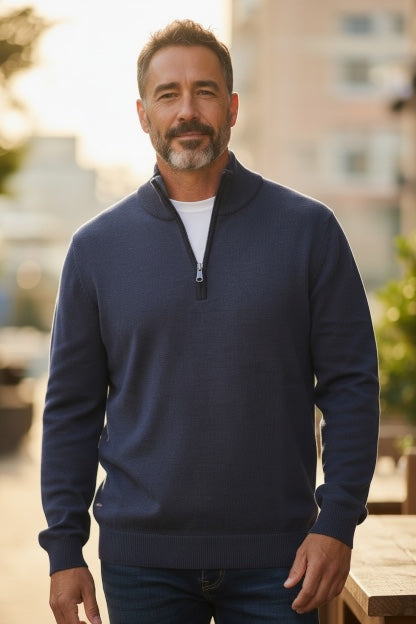 Image for 6TH SENSE HARRY 1/4 ZIP SWEATER | 6th Sense | Morans Menswear