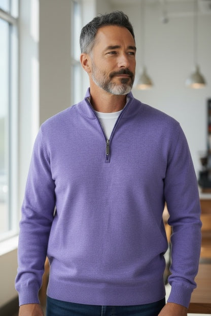 Image for 6TH SENSE HARRY 1/4 ZIP SWEATER | 6th Sense | Morans Menswear