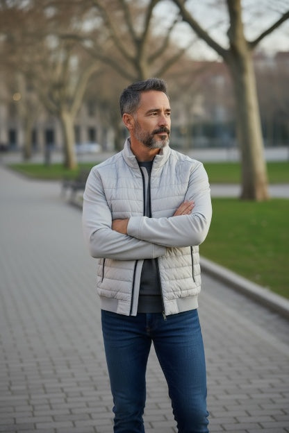 Image for BUGATTI LIGHT WEIGHT HYBRID STONE  JACKET | Bugatti | Morans Menswear