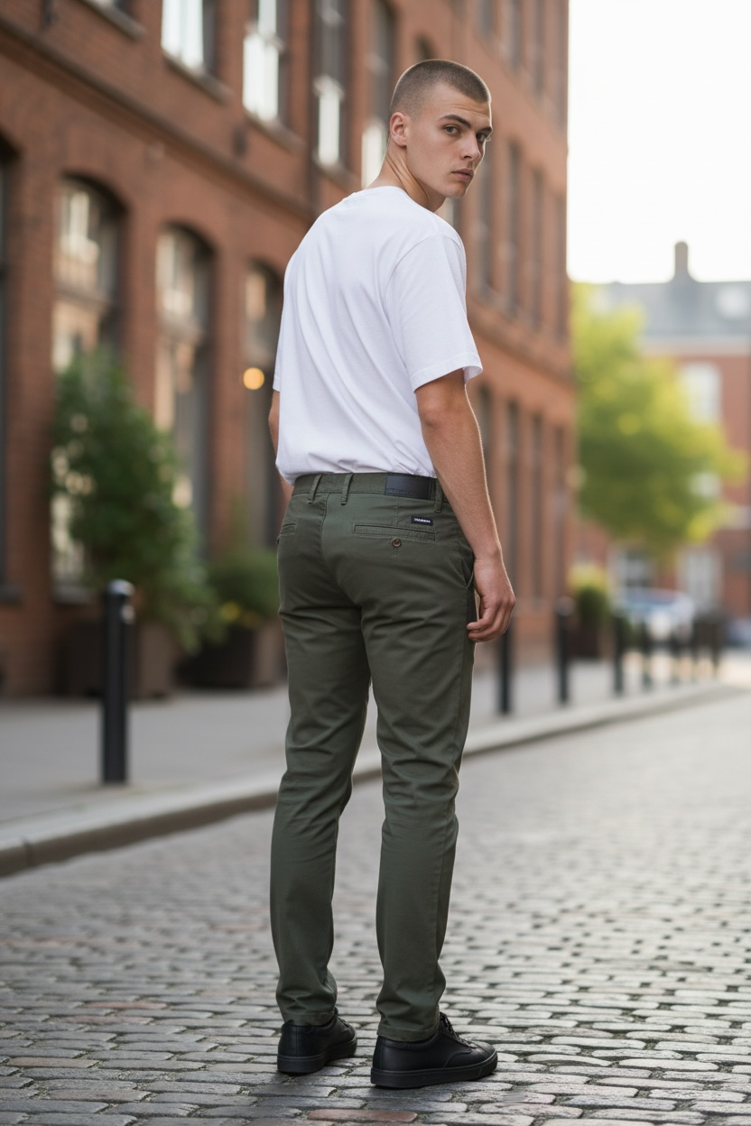 Image for 6TH SENSE KANSAS OLIVE CHINOS | 6th Sense | Morans Menswear