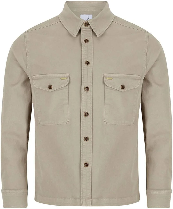 Image for 6TH SENSE DARK KHAKI OVERSHIRT | 6th Sense | Morans Menswear