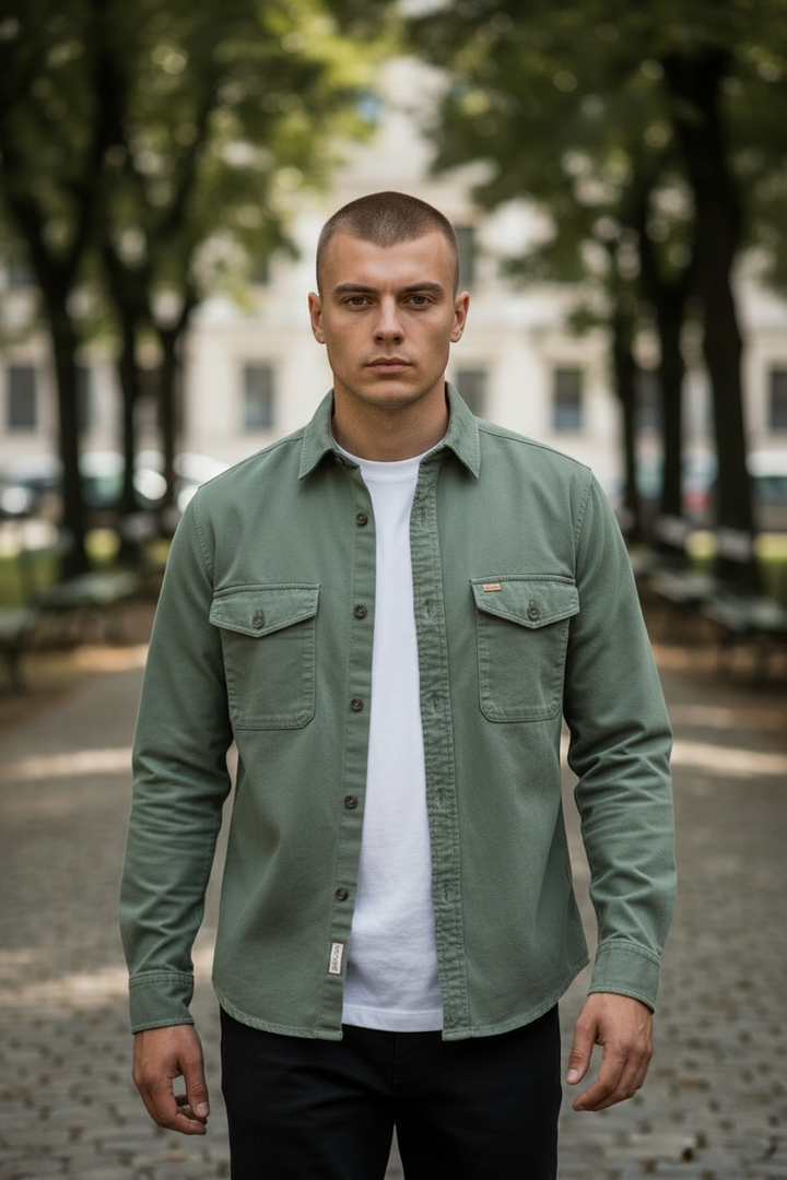 Image for 6TH SENSE SEAGRASS OVERSHIRT | 6th Sense | Morans Menswear