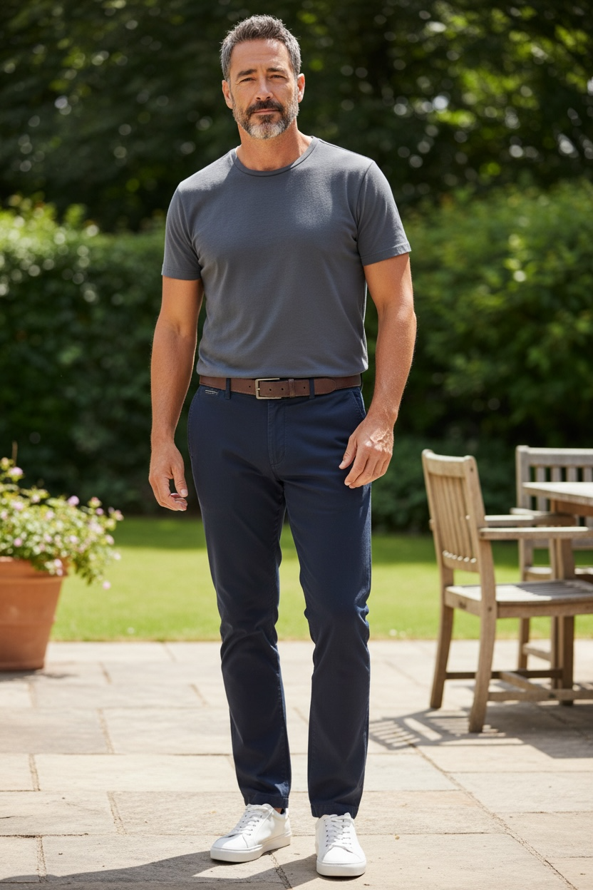 Image for BRUHL VENICE B DENIM CHINO | Bruhl Chinos | Morans Menswear