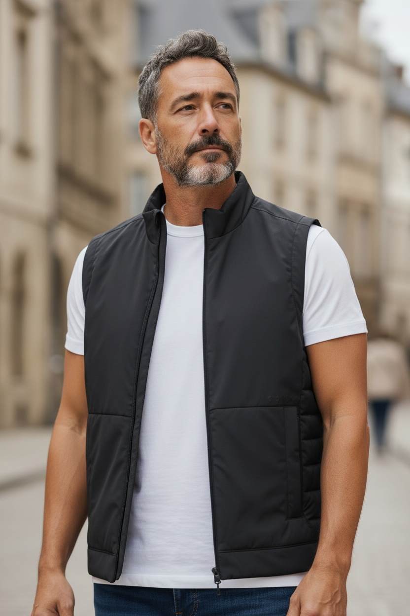 Image for BUGATTI NAVY GILET | Bugatti | Morans Menswear