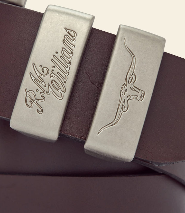 Image for R.M. WILLIAMS DROVER LEATHER BELT | R.M. WILLIAMS | Morans Menswear