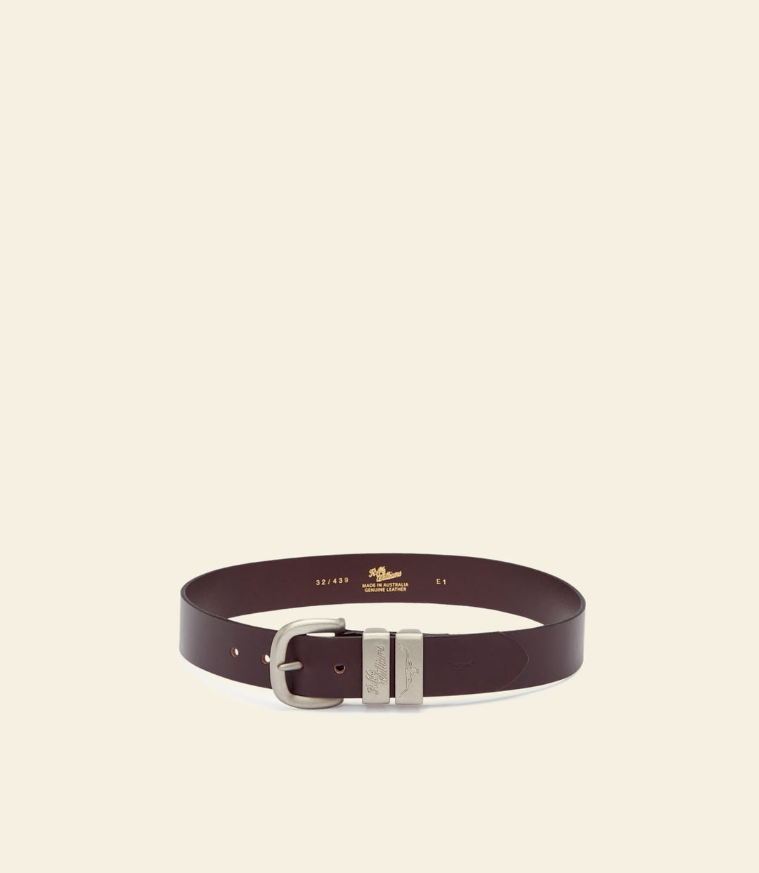 Image for R.M. WILLIAMS DROVER LEATHER BELT | R.M. WILLIAMS | Morans Menswear