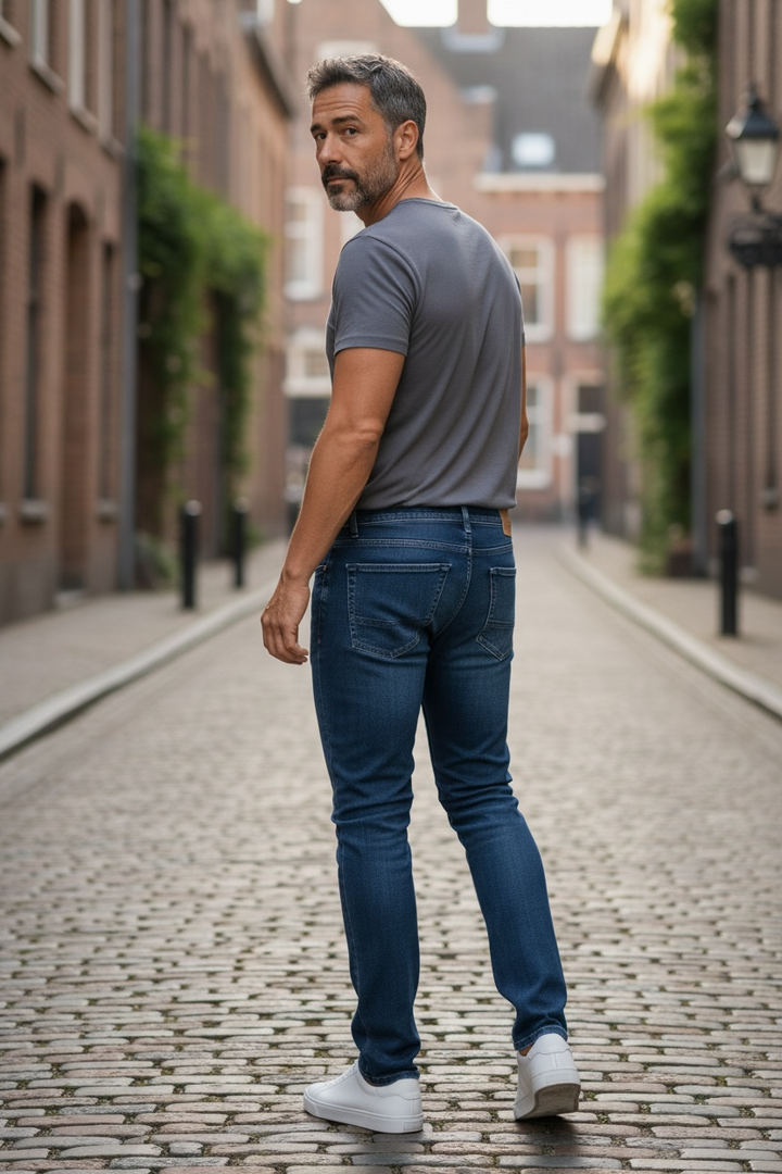 Image for BUGATTI CANDIANI MID WASH  JEANS | Bugatti | Morans Menswear