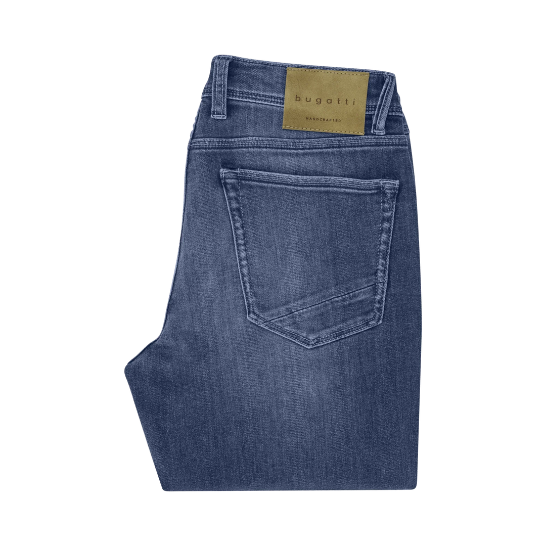 Image for BUGATTI CANDIANI MID WASH  JEANS | Bugatti | Morans Menswear