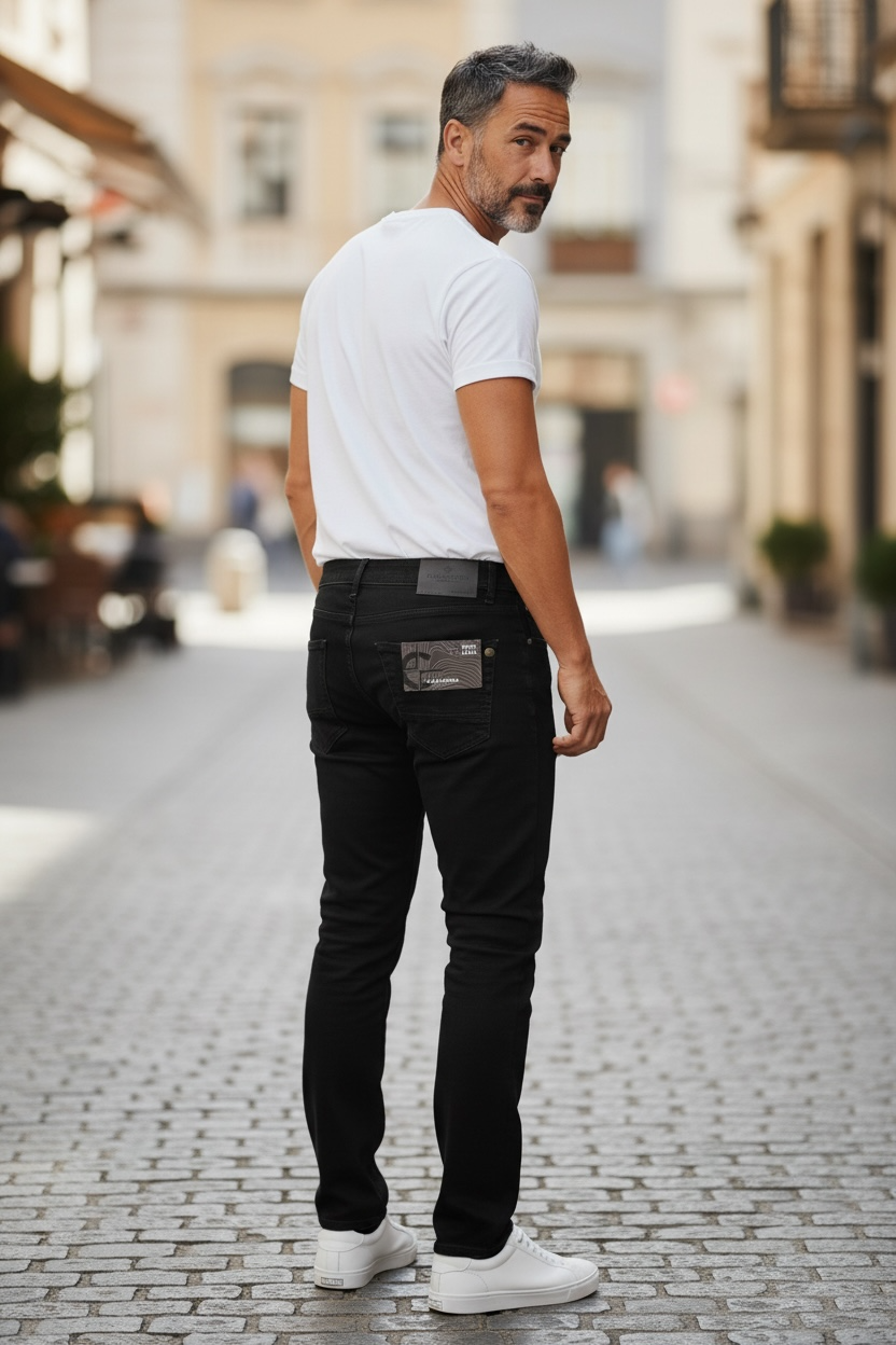 Image for CASA MODA HIGH FLEX DEEP BLUE  DENIMS | Casa Moda | Morans Menswear