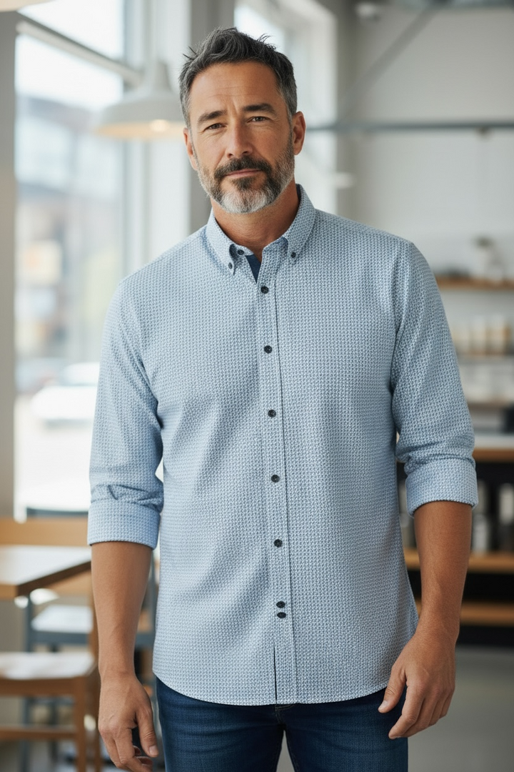 Image for CASA MODA COMFORT FIT PRINT SHIRT | Casa Moda | Morans Menswear