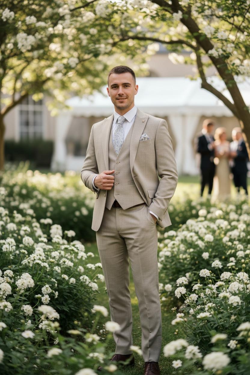 Image for TORRE BEIGE SUIT  JACKET MM | TORRE SUITS | Morans Menswear