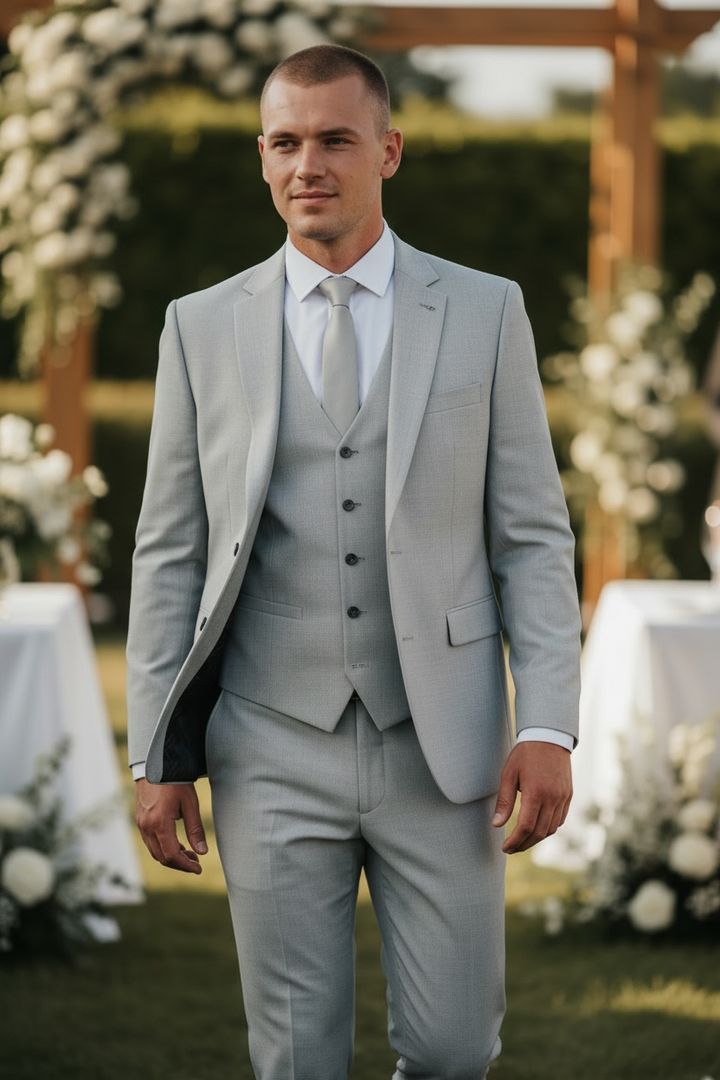 Image for REMUS LUCIAN SILVER SUIT  JACKET | Remus Uomo | Morans Menswear