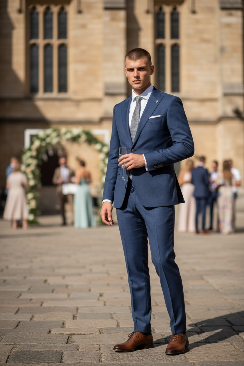 Image for REMUS MASSA LINEN NAVY JACKET | Remus Uomo | Morans Menswear