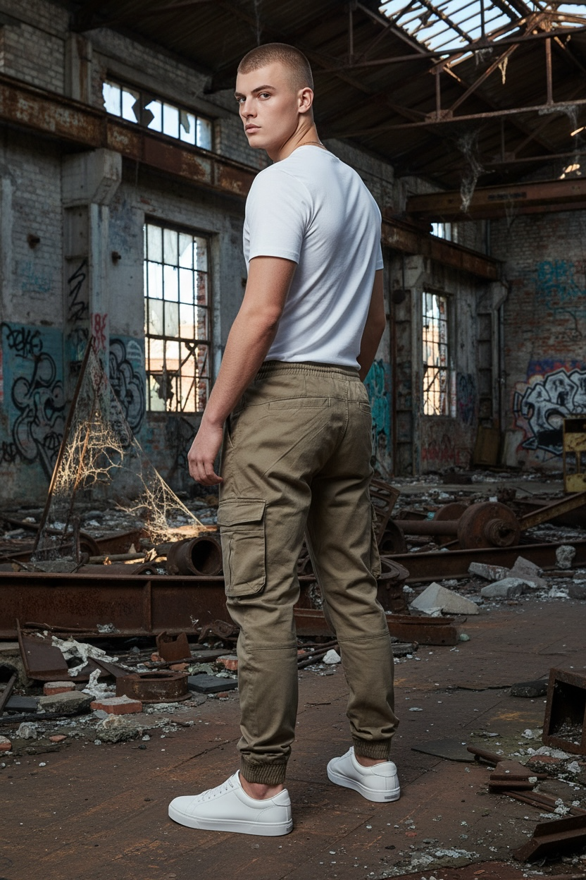 Image for RAW INDIGO BEIGE CARGOS | Raw Indigo | Morans Menswear