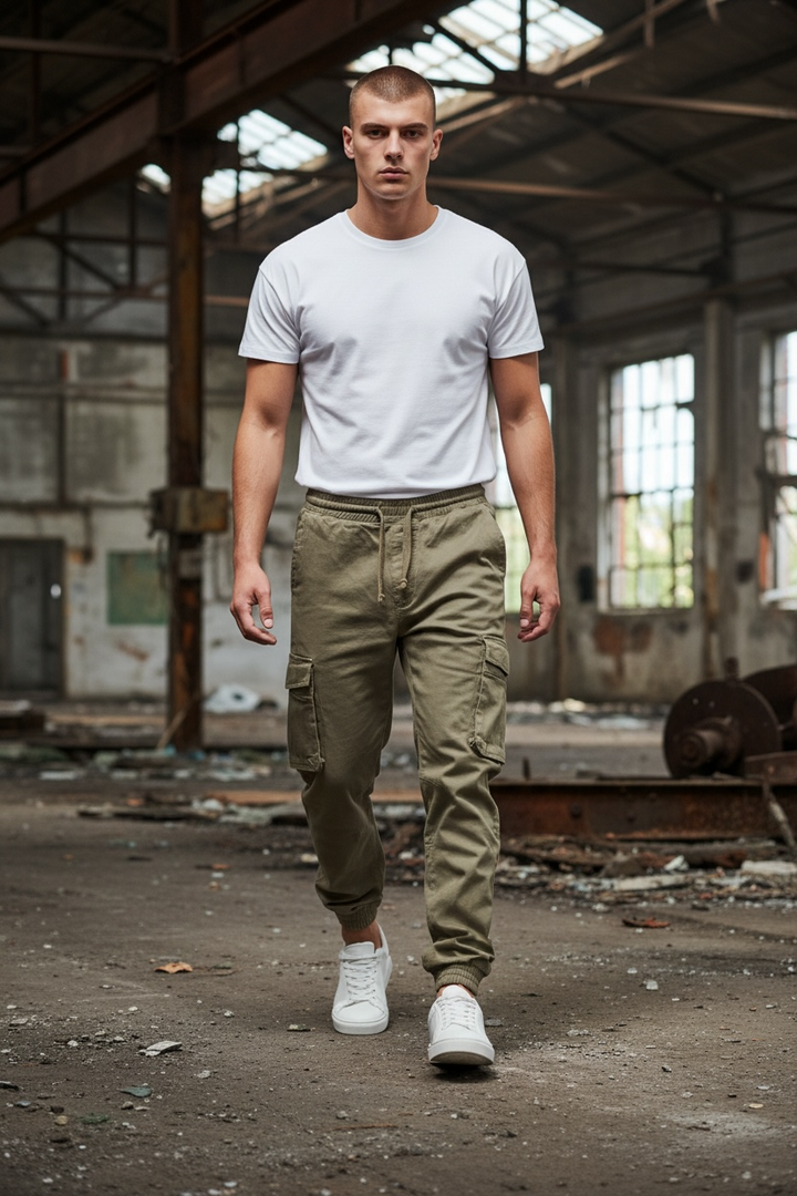 Image for RAW INDIGO BEIGE CARGOS | Raw Indigo | Morans Menswear