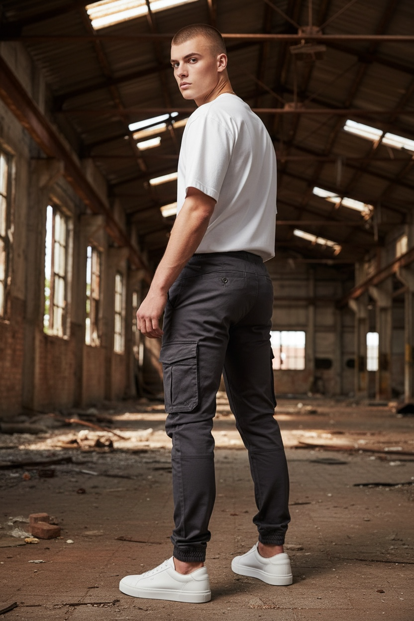 Image for RAW INDIGO GREY CARGOS | Raw Indigo | Morans Menswear