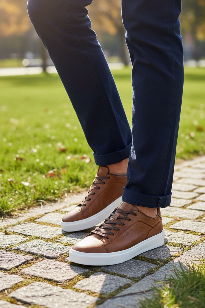 Image for BUGATTI COGNAC LIGHTWEIGHT SNEAKER | BUGATTI FOOTWEAR | Morans Menswear
