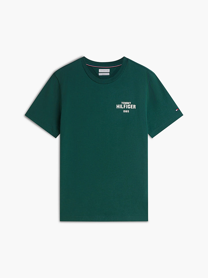 TOMMY HILFIGER  GREEN HILFIGER 1985 GRAPHIC TEE