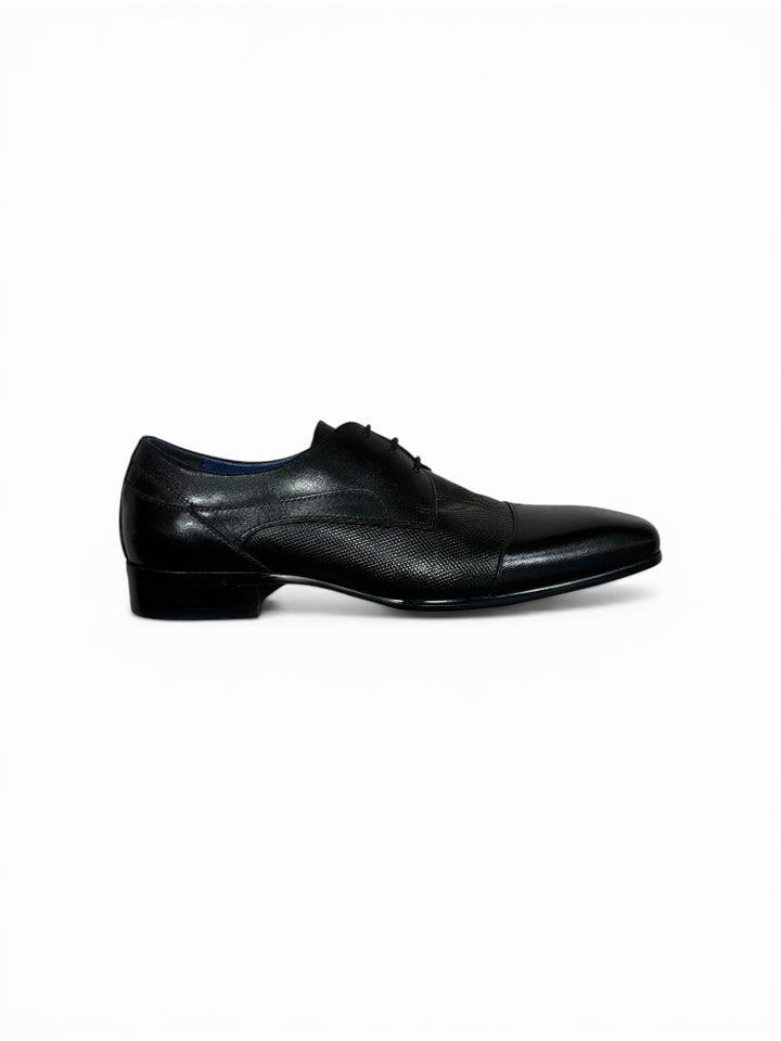 NINETY 78 BLACK LEATHER SHOE