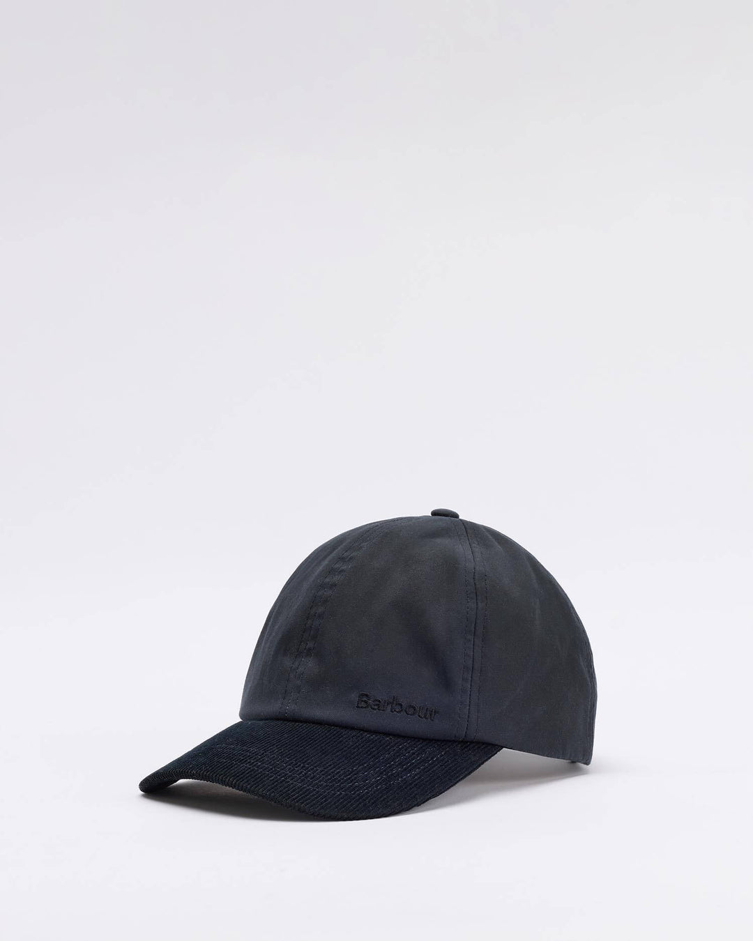 Navy Barbour Ashby cap, low profile with curved brim and Barbour embroidery