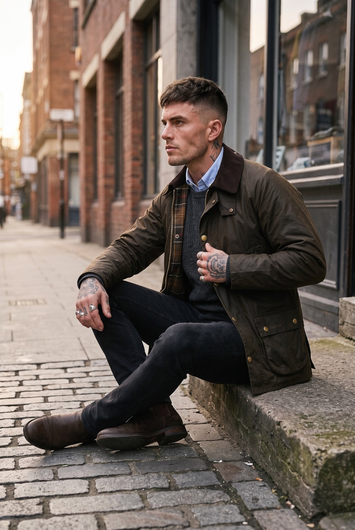 BARBOUR ASHBY OLIVE JACKET