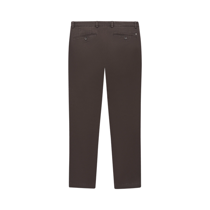 BUGATTI BROWN TAPPERED CHINO