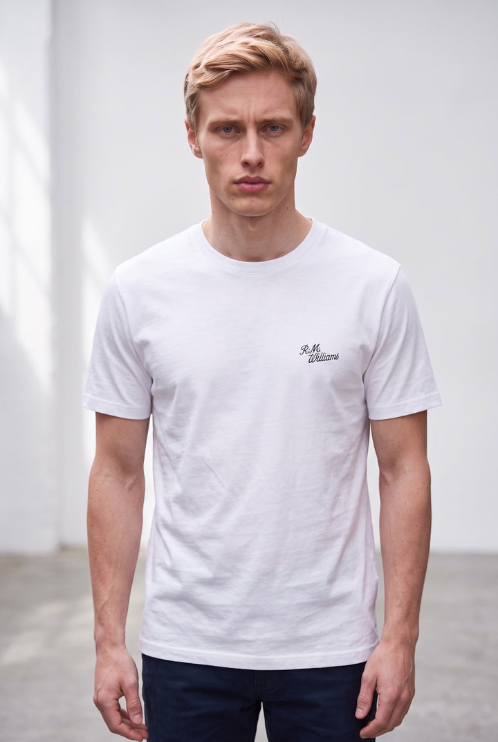 RM WILLIAMS BYRON WHITE TEE