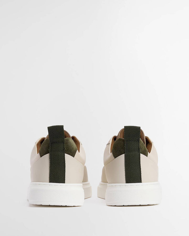 BARBOUR STANNINGTON BEIGE TRAINER