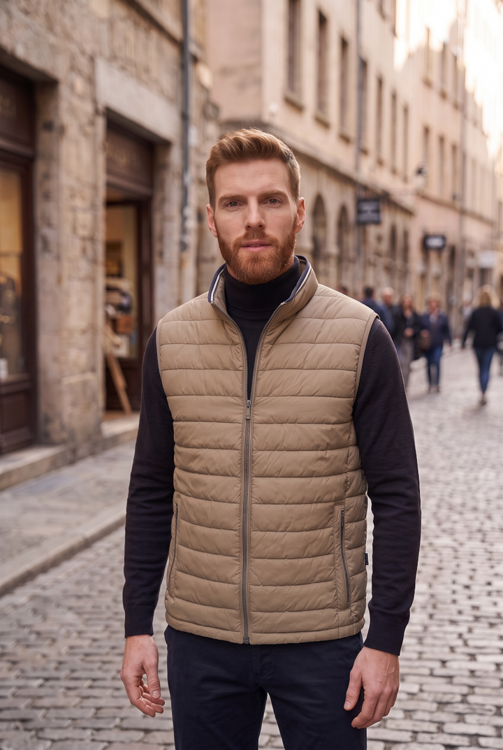BUGATTI BEIGE GILET