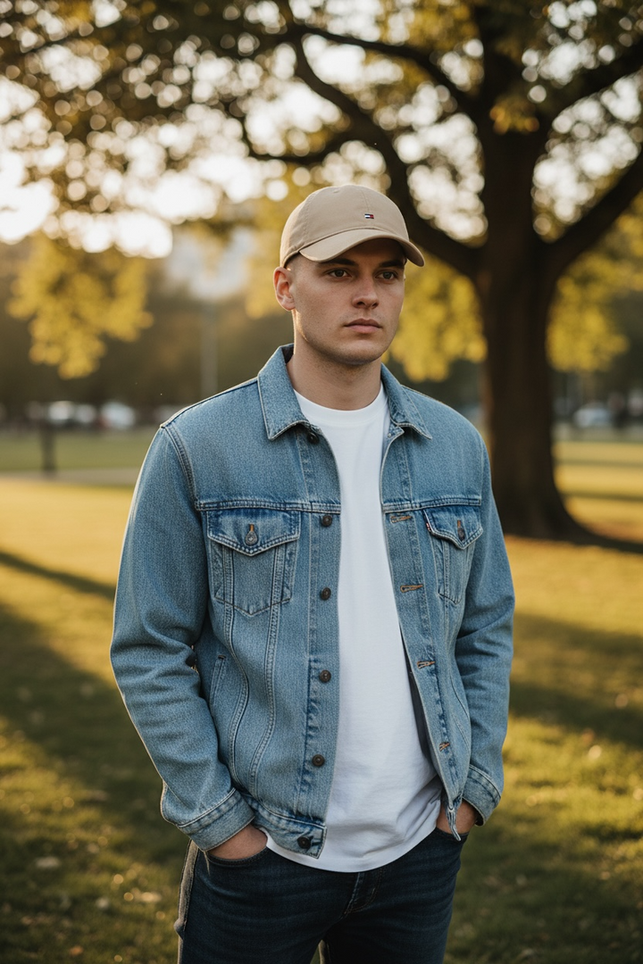 TOMMY HILFIGER BEIGE CAP