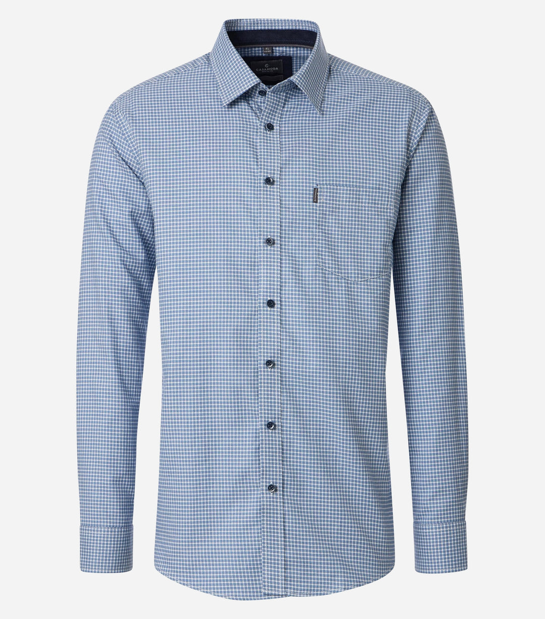 CASA MODA  BLUE CHECK BILLY SHIRT