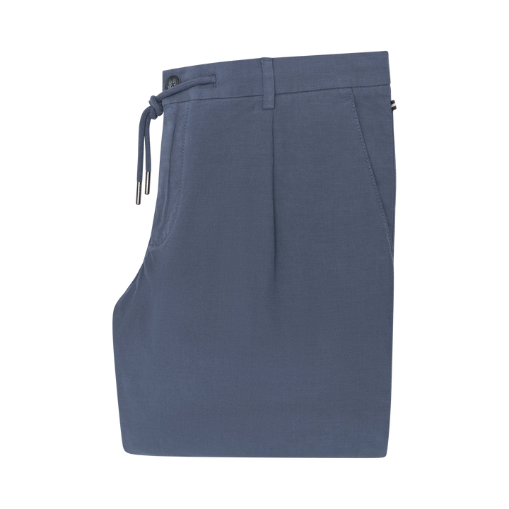 BUGATTI NAVY/BLUE  LINEN MIX SHORTS