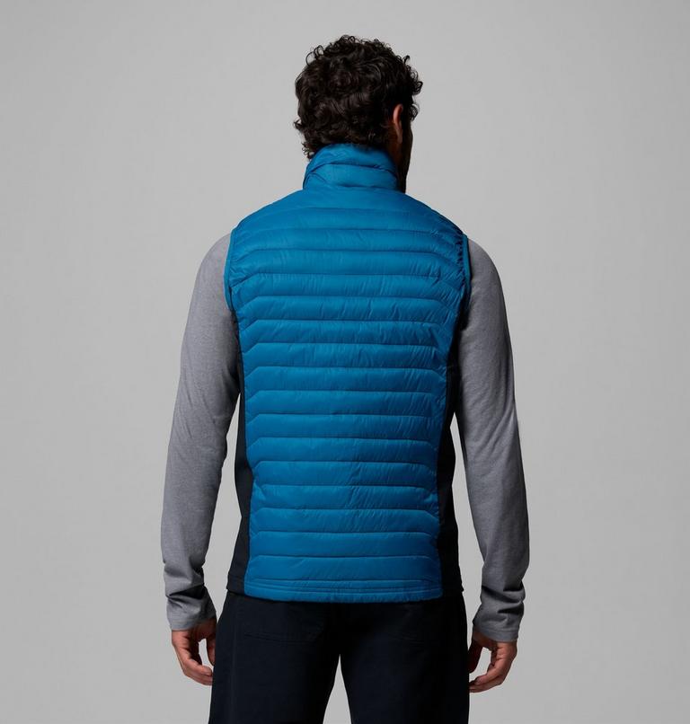 COLUMBIA BLUE POWDER PASS HYBIRD VEST GILET