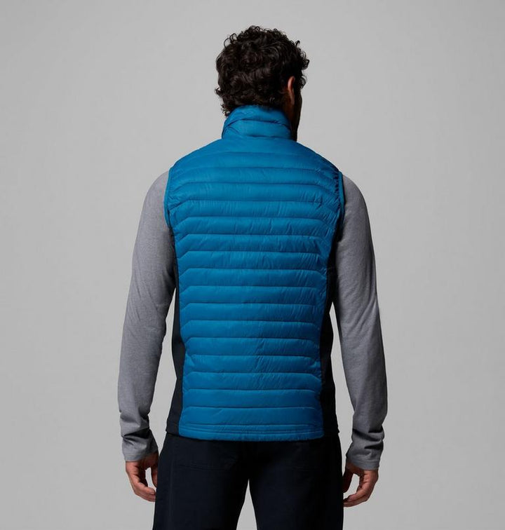 COLUMBIA BLUE POWDER PASS HYBIRD VEST GILET