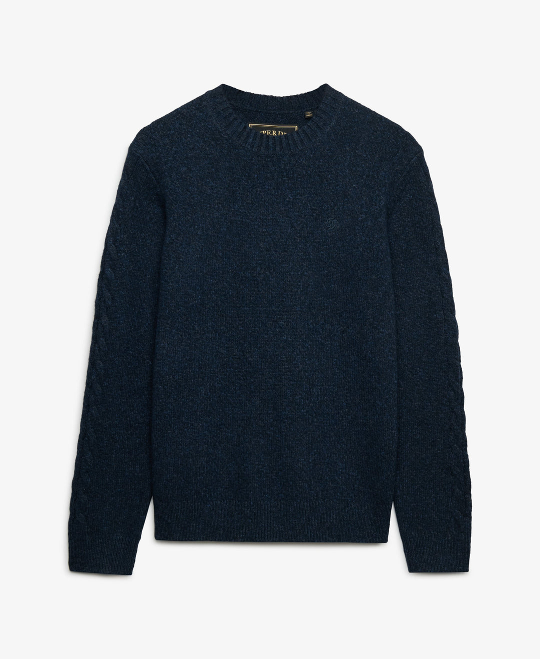 SUPERDRY NAVY ESS LIGHTWEIGHT WOOL BLEND SWEATER