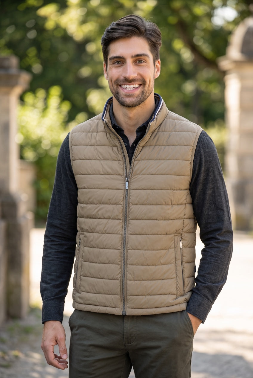 BUGATTI BEIGE GILET