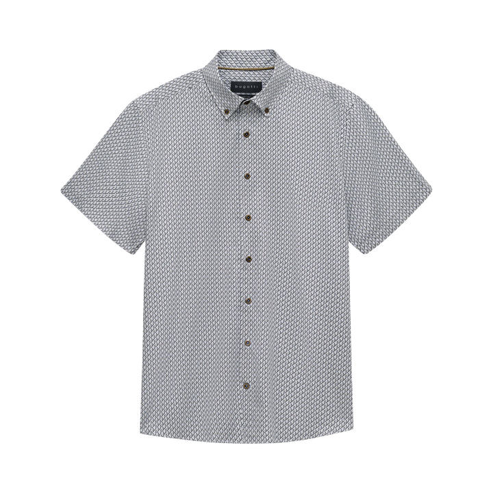 BUGATTI  MULTI PRINT SHORT SLEEVE  SHIRT