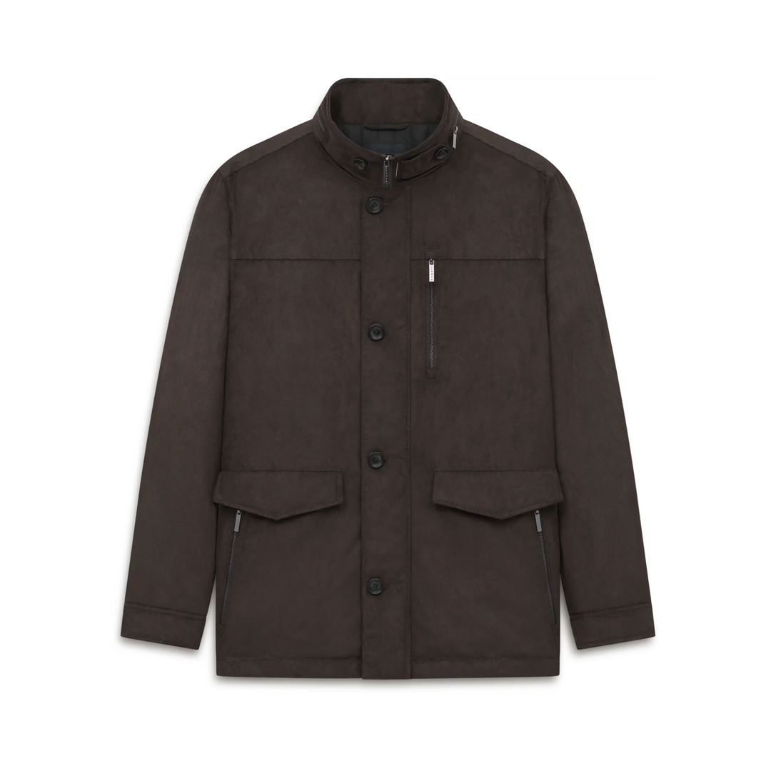 BUGATTI MOLESKIN TOBACCO COAT